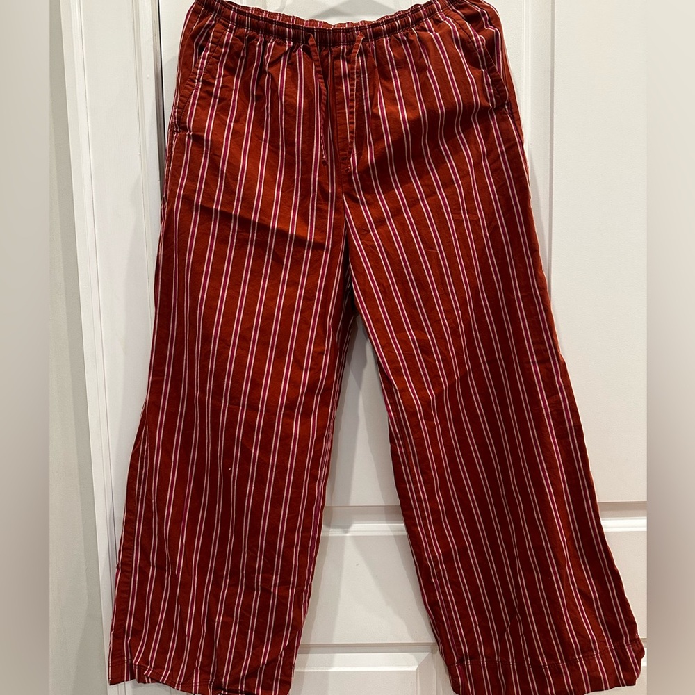 Old Navy pink and red striped pants
